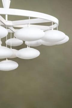 Impressive Midcentury Modern Cloud Chandelier from Volksgarten Milchhalle Vienna - 4067486