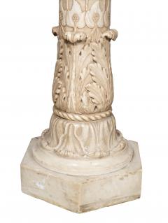 Impressive Pair Of E F Caldwell Marble And Bronze Floor Torchere - 4260959