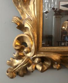 Impressive Pair of Florentine Baroque Giltwood Mirrors - 1932342