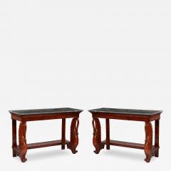 Impressive Pair of Northern European Empire Consoles - 4332687