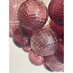 Impressive Scenographic Ametista and Pink ballotton Spheres Murano Flush Mount - 4460458