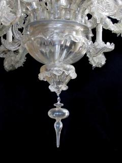 Impressive Venetian glass 12 light chandelier with dolphin form arms - 1060322