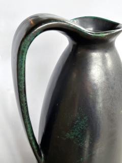 Impressively large 1960s ruscha pottery raku glazed ewer - 2400371
