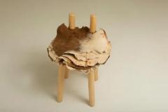 In s Schertel Gaud rio Little Chair in Wool and Wood by In s Schertel Brazil 2020 - 3487101