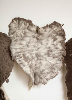 In s Schertel Giant Leaf Naturally Dyed Felted Wool Sculpture by In s Schertel Brazil - 2346085