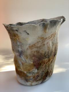 In s Schertel Querido 2020 Naturally Dyed Felted Wool Vase by In s Schertel Brazil - 1349730