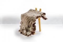 In s Schertel Tapera Little Chair in Wool and Tauari Wood by In s Schertel Brazil 2019 - 1590342