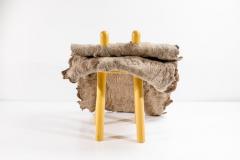 In s Schertel Tapera Little Chair in Wool and Tauari Wood by In s Schertel Brazil 2019 - 1590345