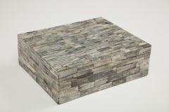 Incised Grey Bone Box 12x10 - 1173324