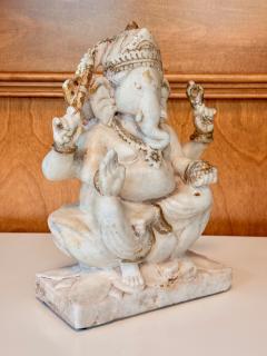 Indian Antique Carved Marble Ganesh Statue - 4483378