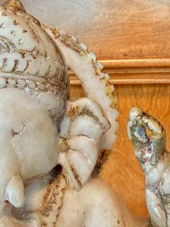 Indian Antique Carved Marble Ganesh Statue - 4483388