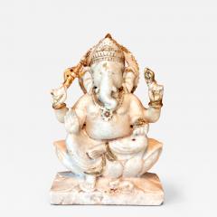 Indian Antique Carved Marble Ganesh Statue - 4483882