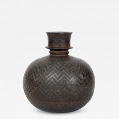Indian Bidriware Vase Hookah Base  - 1216109