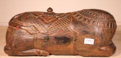 Indian Buffalo In Wood Of The 19th Century - 2386465