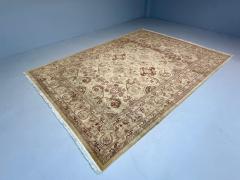 Indian Carpet Tabriz Design Knotted Wool Rug Early 21st Century - 3793055