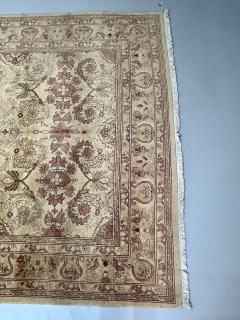 Indian Carpet Tabriz Design Knotted Wool Rug Early 21st Century - 3793061