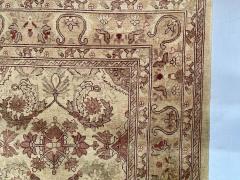 Indian Carpet Tabriz Design Knotted Wool Rug Early 21st Century - 3793062