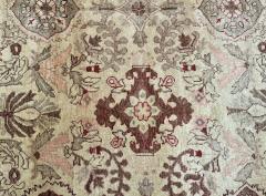 Indian Carpet Tabriz Design Knotted Wool Rug Early 21st Century - 3793064