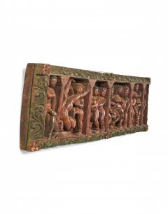 Indian Carved Erotic Wall Plaque - 4321567