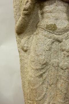 Indian Grey Granite Figure of Bhudevi - 1499805