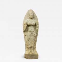 Indian Grey Granite Figure of Bhudevi - 1500503