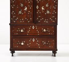 Indian Inlaid Table Top Cabinet - 3603733