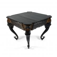 Indian Iron Center Table with Butterfly and Elephant Design - 4630587