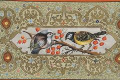 Indian Painting of Lady with Falcon on Silk  - 4118274