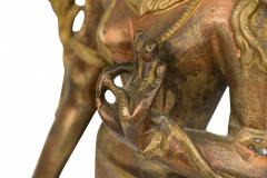 Indian Style Hindu Goddess Bronze Statue - 4519860