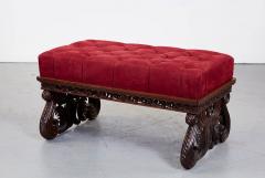 Indian Tufted Peacock Ottoman - 2871807