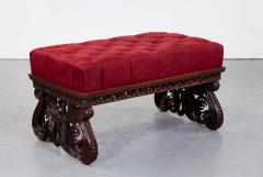 Indian Tufted Peacock Ottoman - 2871808