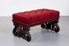 Indian Tufted Peacock Ottoman - 2871813