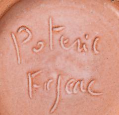 Indigo Glazed Ceramic Rouleau Vase France c 1960 s Signed Poterie Figere - 4509837