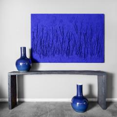 Indigo Reclaimed Elm Waterfall Table - 4175981