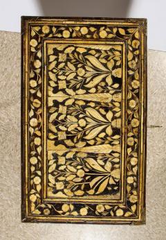 Indo Portuguese Bone Inlaid Fall Front Cabinet Mughal India 17th 18th Century - 674696