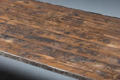 Industrial Butcher Dining Table France 1950s - 3441454