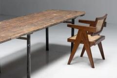 Industrial Butcher Dining Table France 1950s - 3441457
