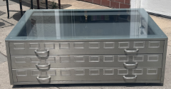 Industrial Chic Lateral Architects Filing Cabinet Coffee Table - 3651191