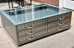 Industrial Chic Lateral Architects Filing Cabinet Coffee Table - 3651205