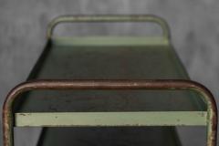 Industrial Green Painted Trolley Mid 20th Century - 4810356