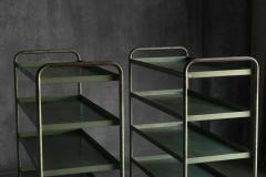 Industrial Green Painted Trolley Mid 20th Century - 4810448