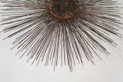 Industrial Metal Alloys Sunburst Wall Sculpture C 1970s - 3797496