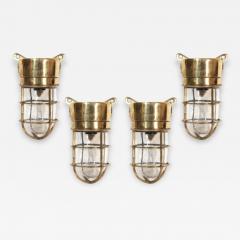 Industrial Nautical Brass Sconces - 1355934