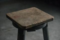 Industrial Primitive Stool France 19th Century - 3934254