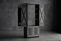 Industrial Steel Cabinet France 1960s - 4437377