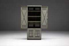 Industrial Steel Cabinet France 1960s - 4437386