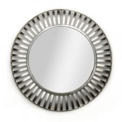 Industrial Style Midcentury Round Mirror 1960s - 3760000