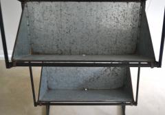 Industrial Three Tier Wrought Iron and Steel Stand - 2673754