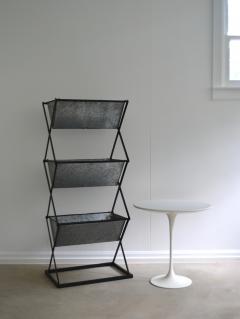 Industrial Three Tier Wrought Iron and Steel Stand - 2673755