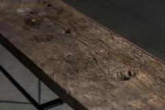 Industrial Wabi Sabi Console Table France 21st Century - 4147224